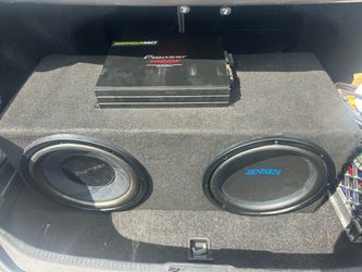 Two 15 inch subs