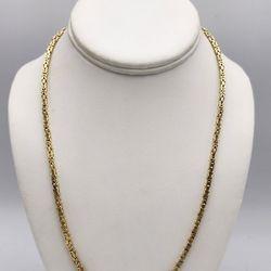 14kt Gold Byzantine Chain 31.1G 20.5"