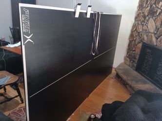 9ft table top PURE X TABLE TENNIS good condition $125 heavy-duty