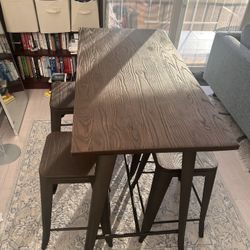 Counter Height Table and Stool Set