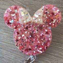 Minnie Mouse Badge Reel