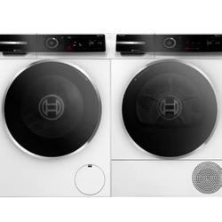 Bosch 24" Compact Washer/Heat Pump Dryer Set