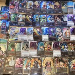 78 Dragon Ball Super Foil card lot of 78 foil cards
