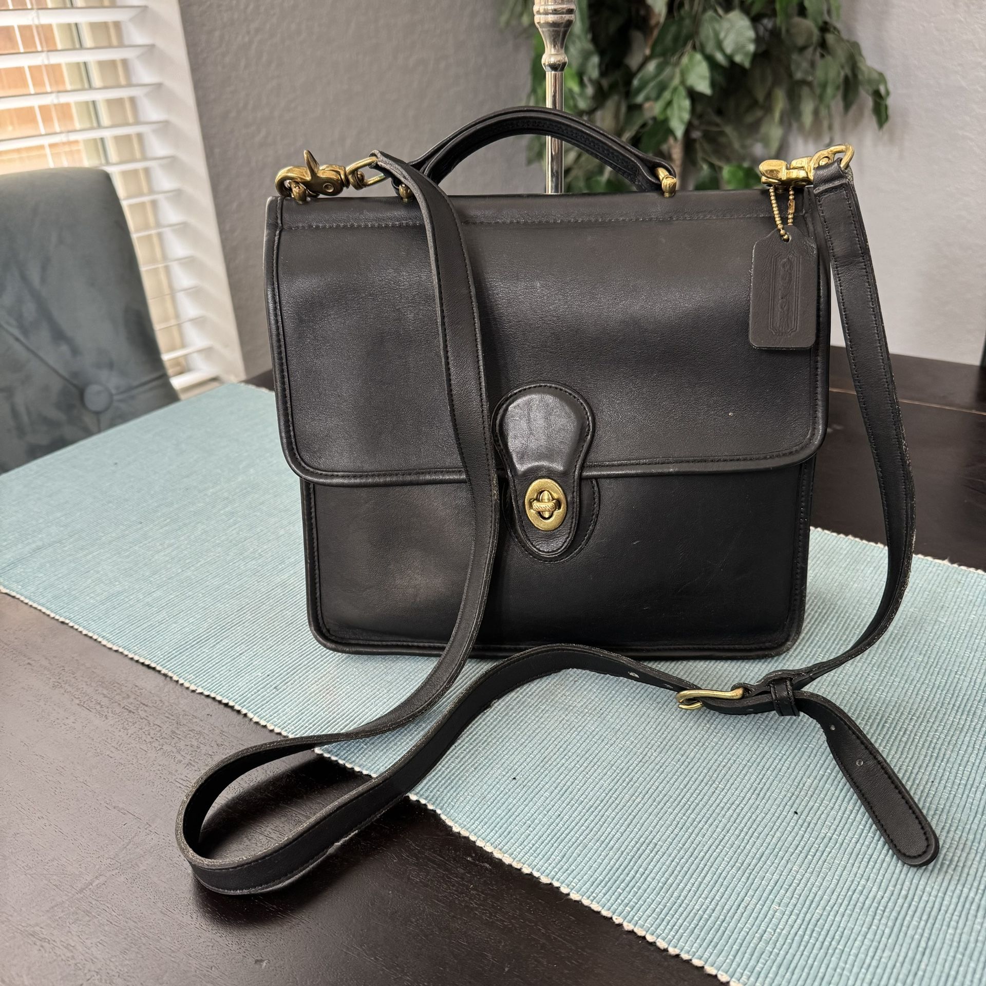 Vintage Coach Willis 9927 leather Satchel