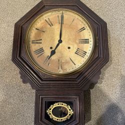 Antique Wall Clock by Ansonia 