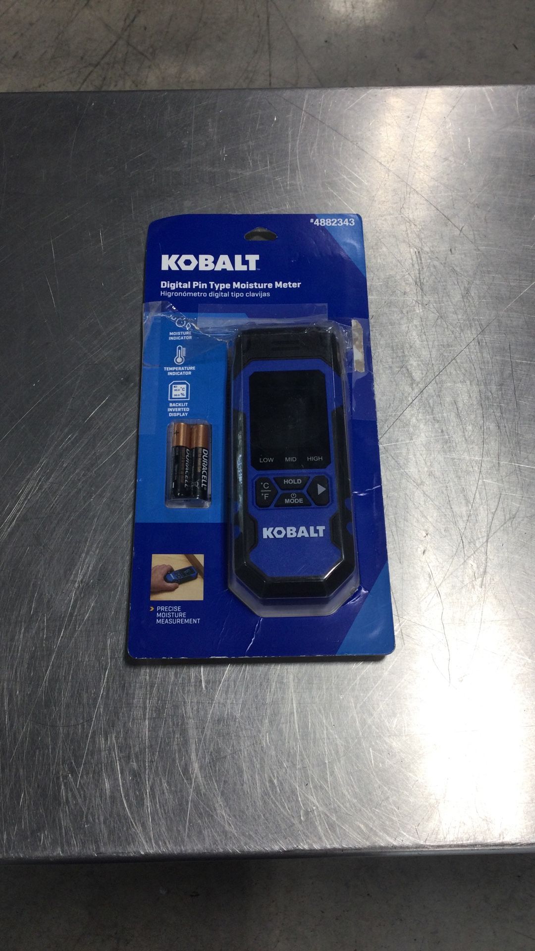 Kobalt Digital Pin Moisture Meter