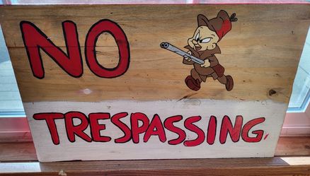 No Trespassing Sign