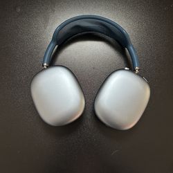 Navy blue AirPod Maxes