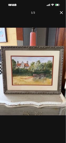Vintage watercolors signed