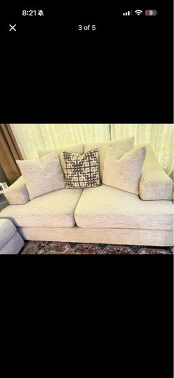 Moving Sale-White sofa