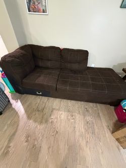 Brown couch