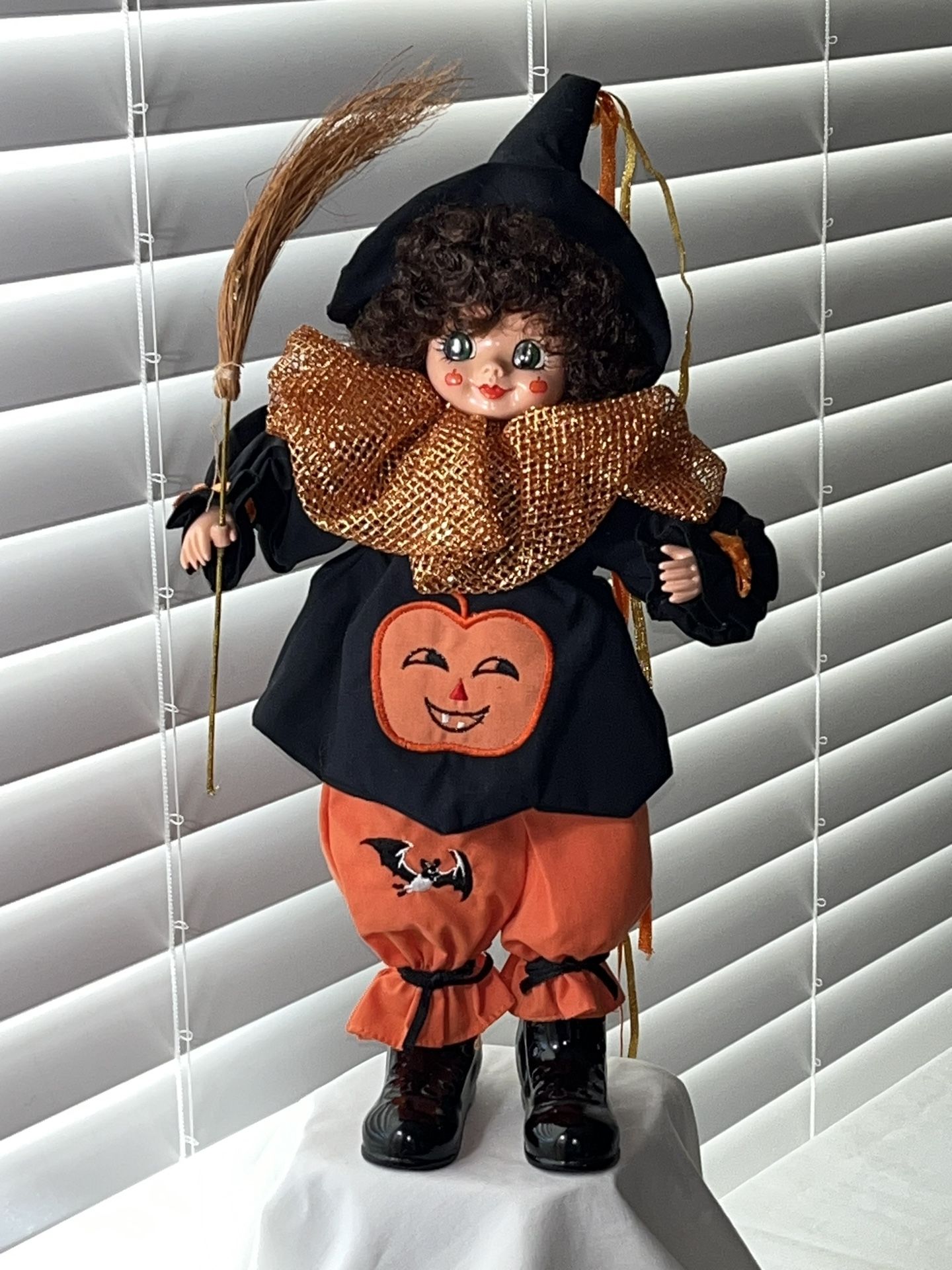 Halloween porcelain witch