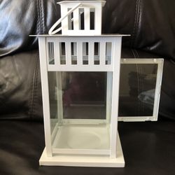 Brand New Glass Candle Holder With Door