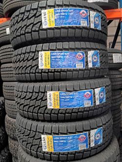 265/70R16 LION SPORT AT NEW tires and for 4 llantas nuevas instaladas y balanceadas open day 7