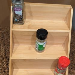 Kitchen Spice Rack Organizer Wooden