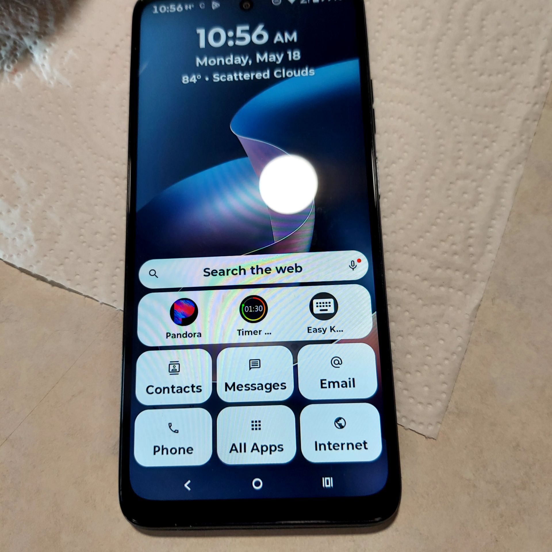 T-mobile cell phone. Motorola. Open box item
