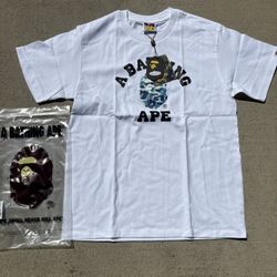 White Bape tees 