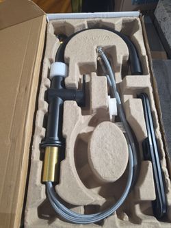 Kohler kitchen faucet color black