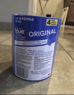 Inch and half blue tape 3 M 4 pack