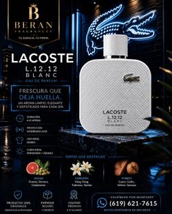 * 🎯 Lacoste Blanc EDP – Fresco, Elegante y Duradero
