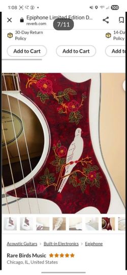 Dove Pro Acoustic Electric, LTD Alpine White, Gorgeous & Performing Great With FISHMAN SUNITONE + HARD CASE; Best $ or Trade a Telecaster