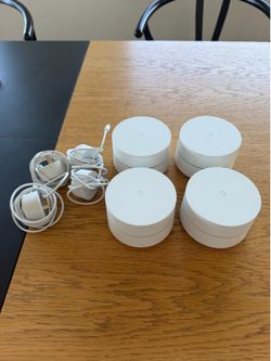 Google Wifi Mesh Routers (4 Pack) – Whole Home WiFi