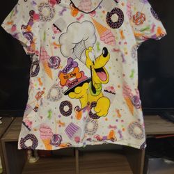 Disney Scrub Top 