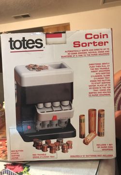 Coin sorter totes