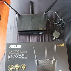 🌐 For Sale: ASUS RT-AX68U WiFi 6 Router - Like New! 🌐