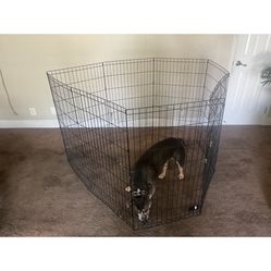 Pet Kennel Seven Panels 3 1/2 Feet Tall
