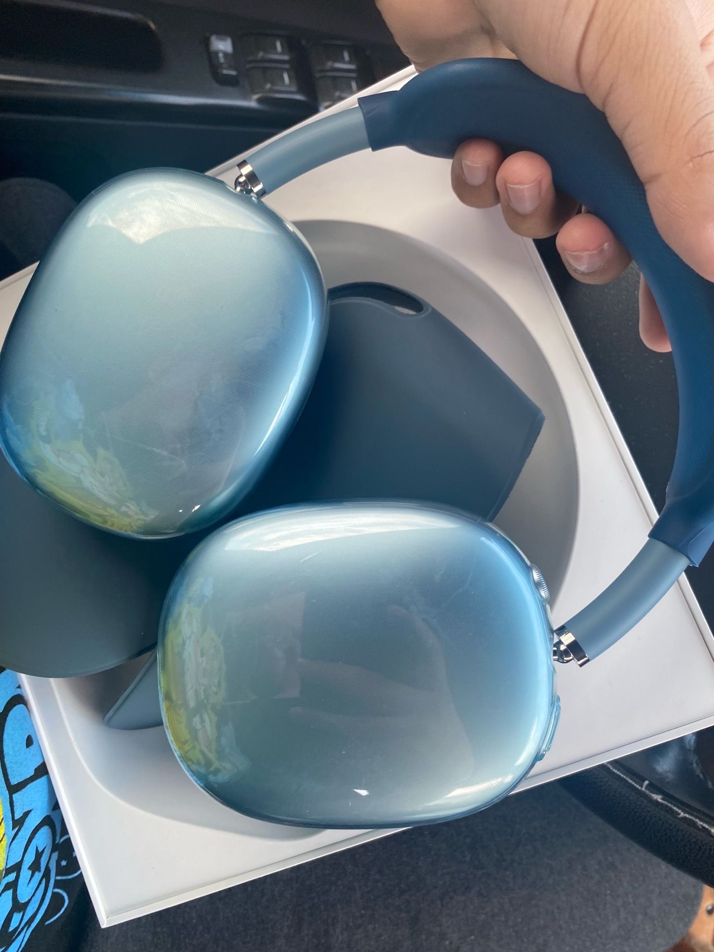AirPod maxes (blue & type C)