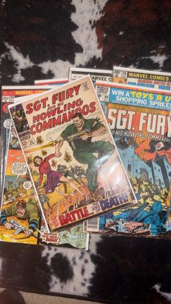 Sgt. Fury and His Howling Commandos Comic Lot