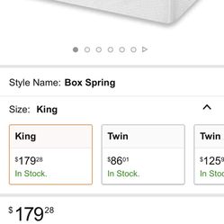 King Box Spring  