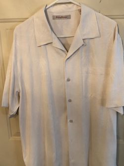 Tommy Bahama Large Hawaiian Shirt 100% Silk