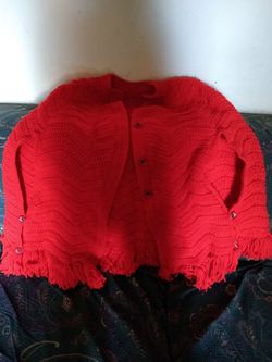 Hand-knitted Shawl Jacket