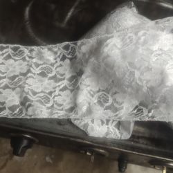Lace chair sash