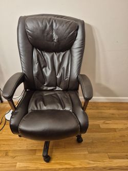 Staples Westcliffe Leather Chair, Brown Color