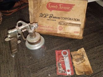 Vintage Speedy Sprayer Paint Gun with Original Box