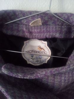 women's jacket size small light - medium purple
