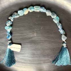 Matte Neon Apatite Nugget Beads