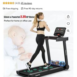 SuperFit 2.25HP Electric Treadmill Running Machine w/App Control for Home Office