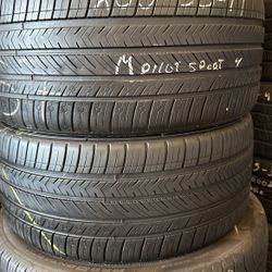 Two Tires (2) 255-35-19 Michelin Pilot Sport All Season
