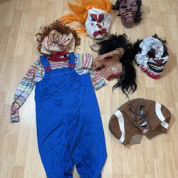 Mascaras Para Halloween Para Disfras O Decoracion