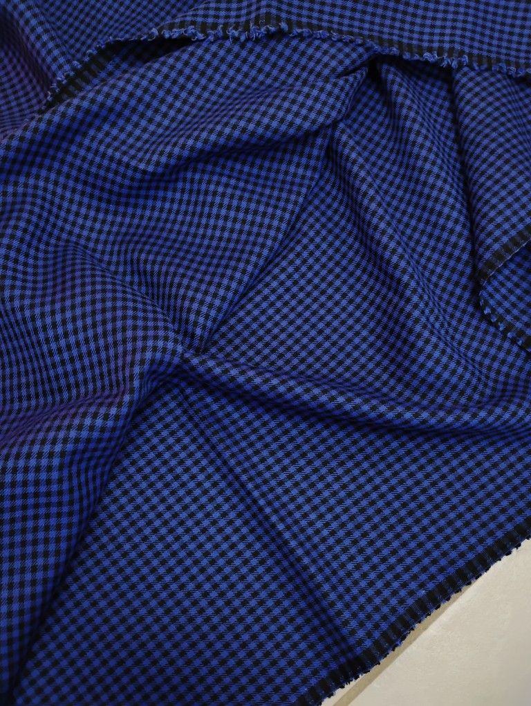 2 Yards Checked Med Weight Fabric