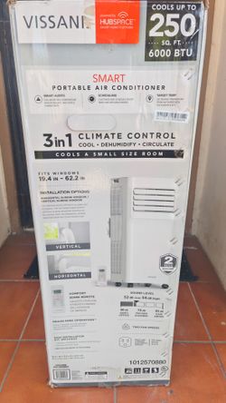 Vissani 6000 BTU Smart Portable AC Air Conditioner