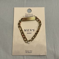 Men’s Believer Gold Bracelet 
