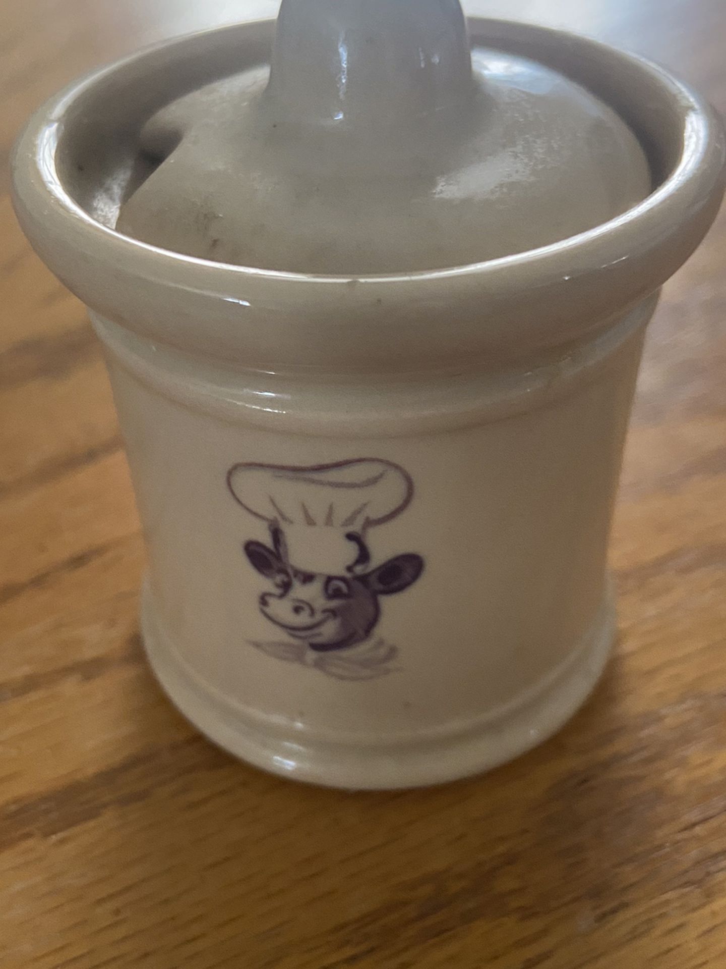 Small Porcelain Condiment Spice Container