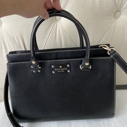 Kate Spade Black Leather Bag 