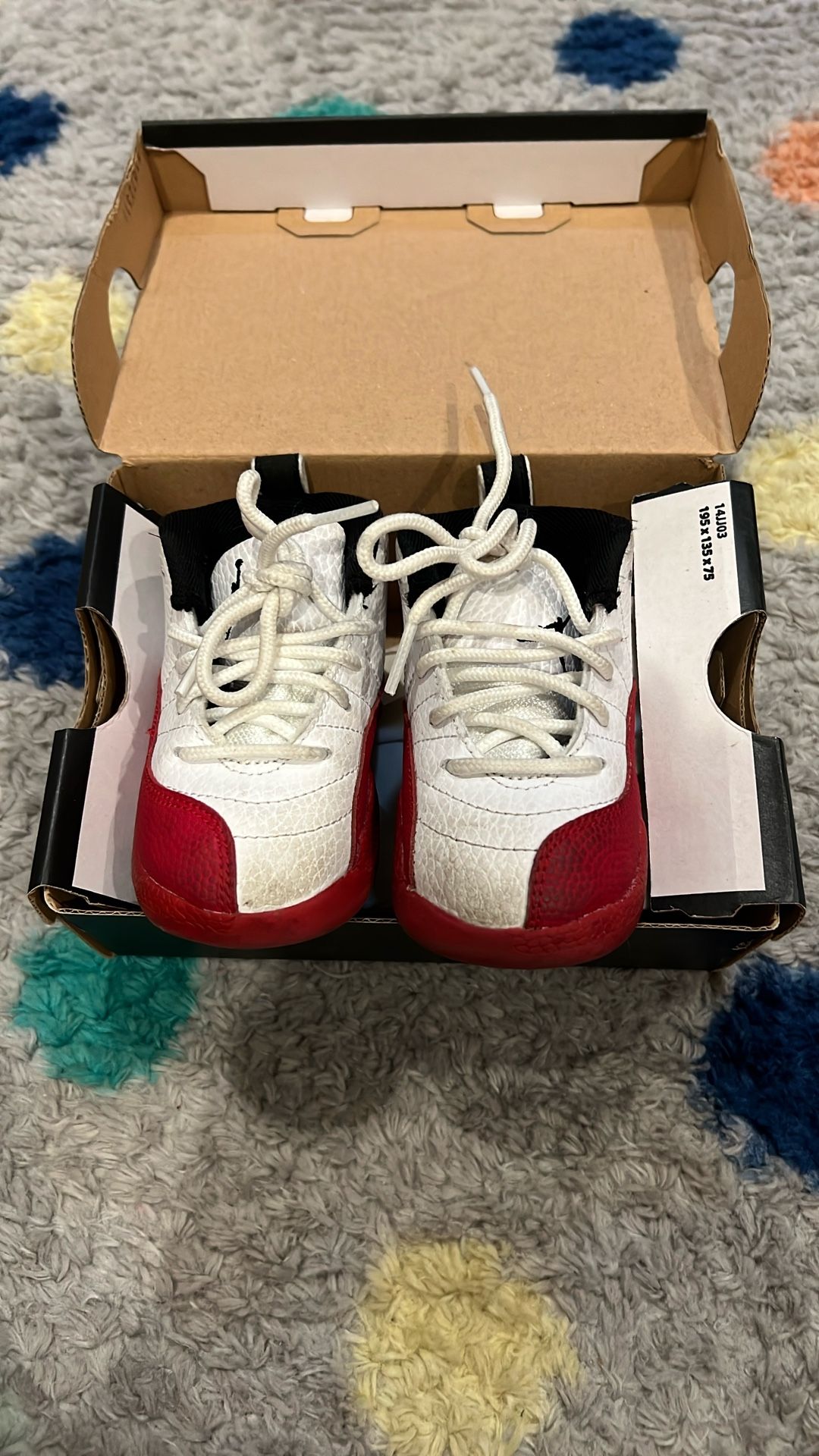 Jordan 12 Retro Size 7c
