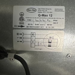 Inline 12’ fans Ventilation Max Fan Grow Greenhouse Industrial